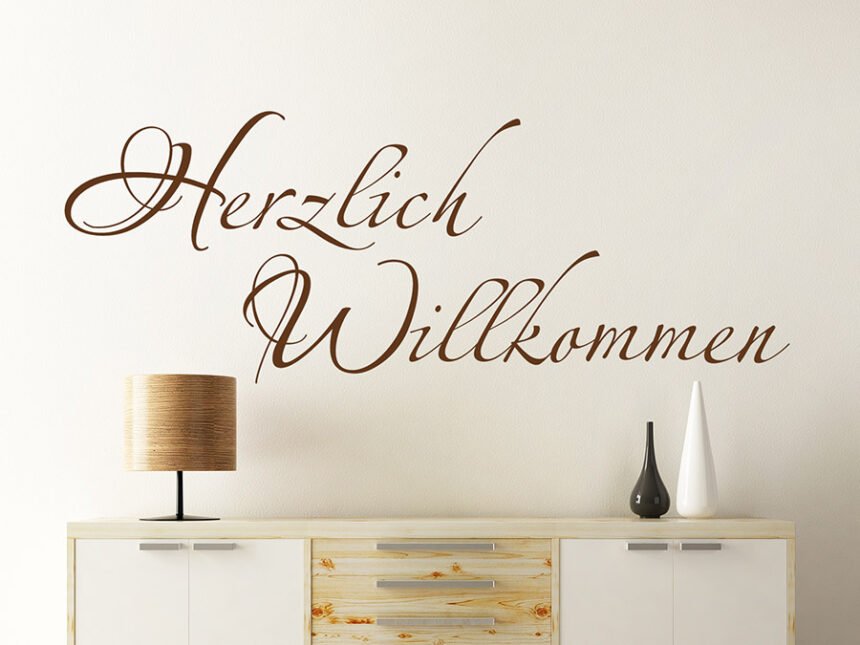 herzlich willkommen